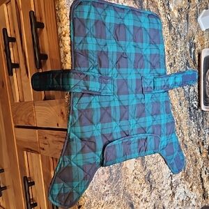 St. John's Bark Green and Black Plaid Pet Jacket